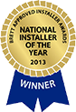 brett approved installer of the year 2013 contractor